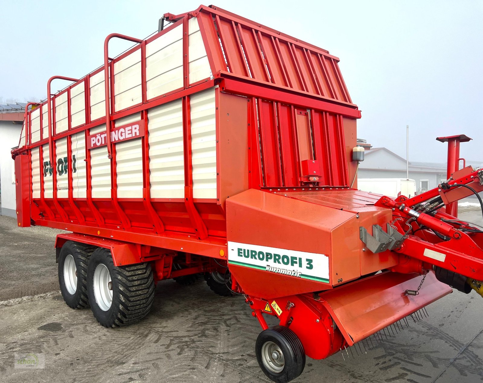 Ladewagen des Typs Pöttinger Europrofi 3 D mit neuer 22,5-Zoll-Bereifung und 16-Tonnen zul GG - wenig gelaufen, Gebrauchtmaschine in Burgrieden (Bild 12)