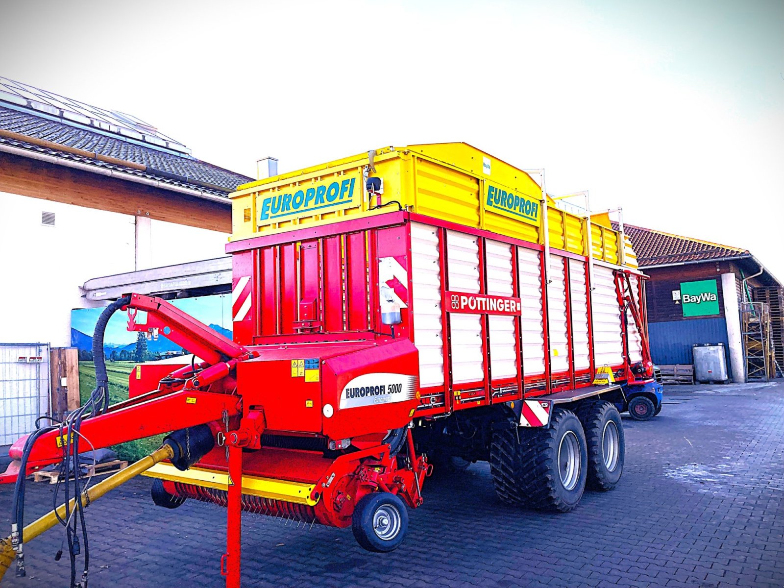 Ladewagen des Typs Pöttinger Europrofi 5000, Gebrauchtmaschine in Murnau (Bild 1)