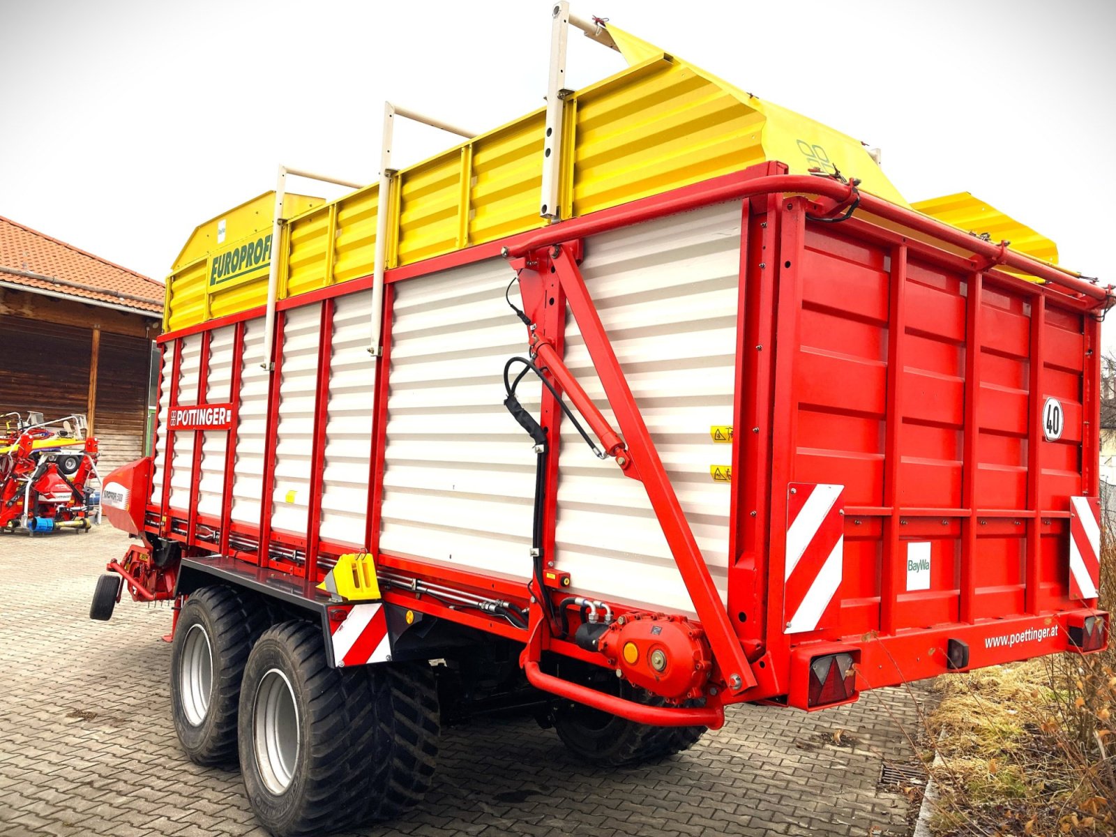 Ladewagen des Typs Pöttinger Europrofi 5000, Gebrauchtmaschine in Murnau (Bild 16)