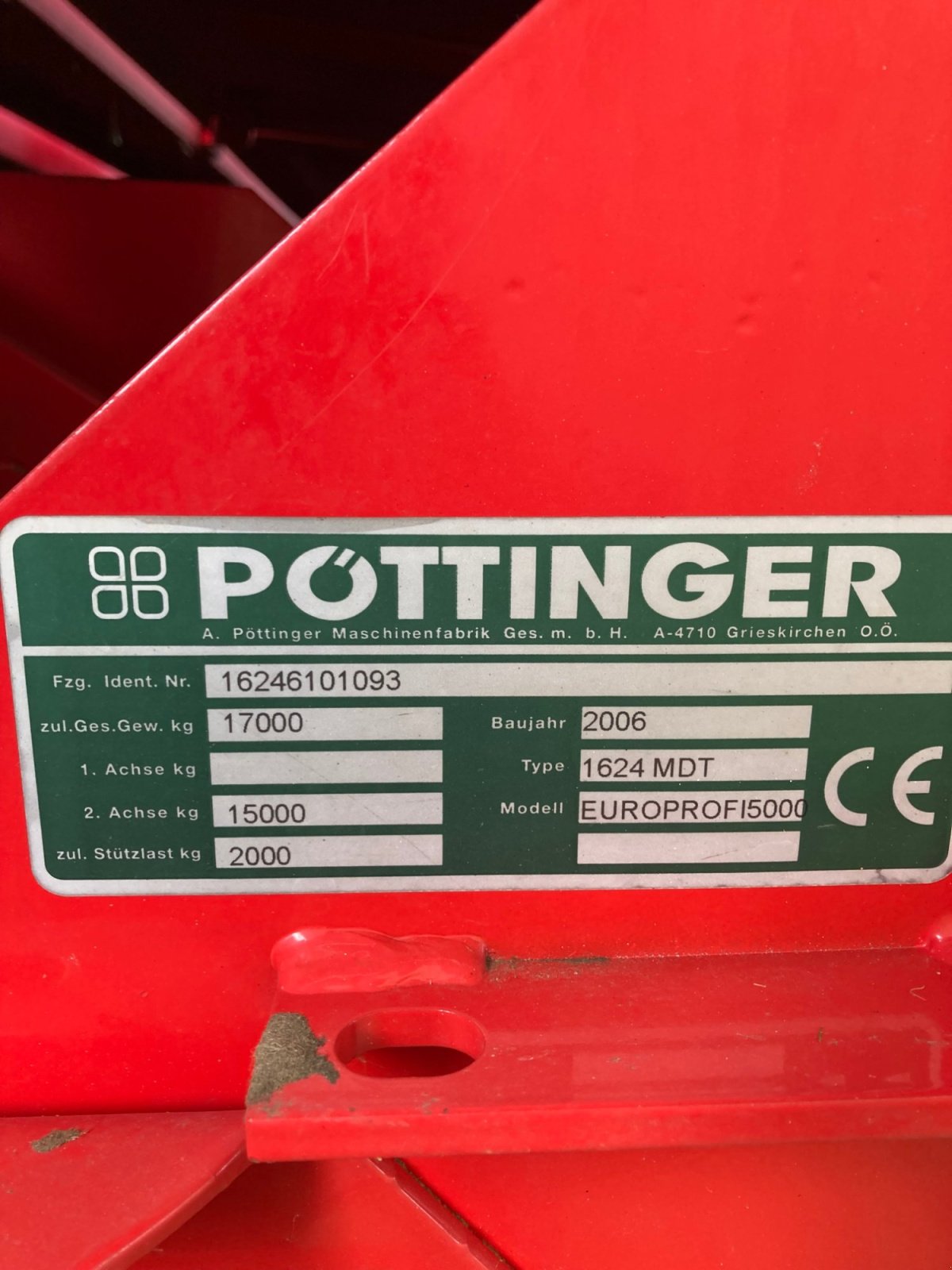 Ladewagen typu Pöttinger Europrofi 5000, Gebrauchtmaschine v Böhmenkirch (Obrázek 3)