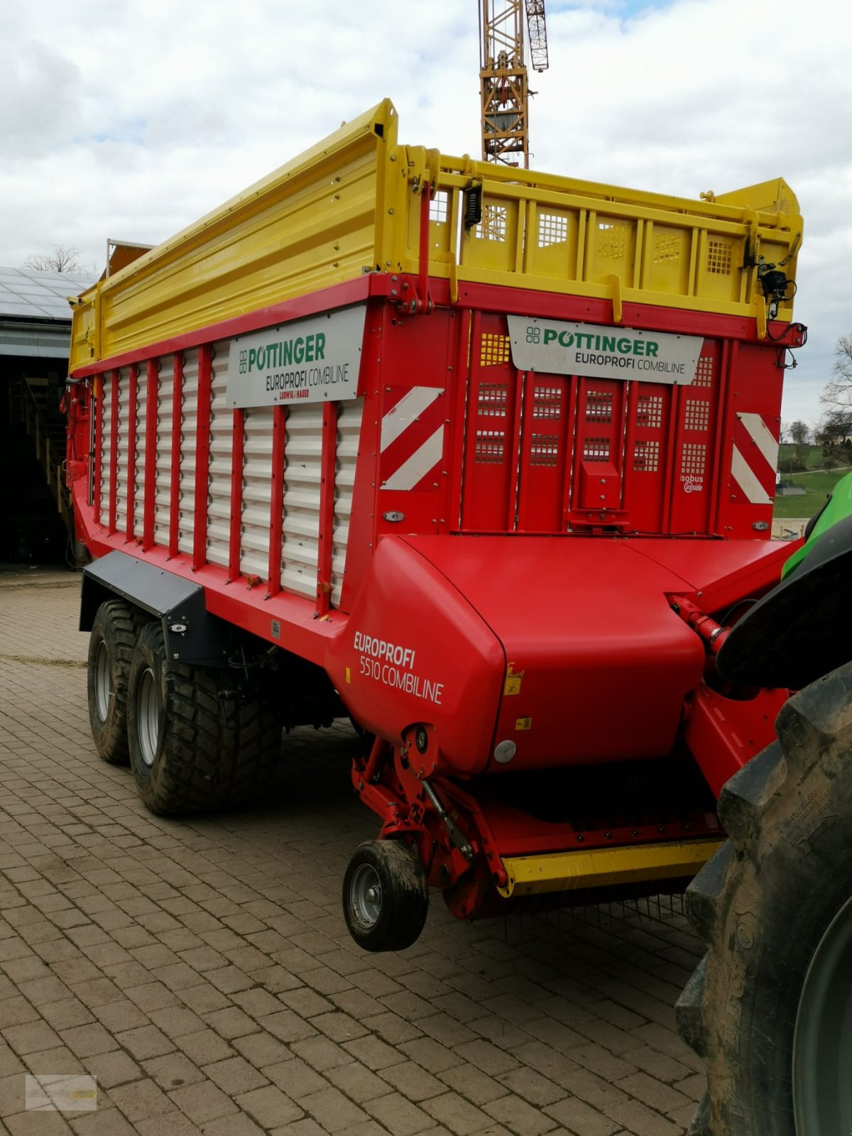 Ladewagen of the type Pöttinger Europrofi 5510 D Combiline, Gebrauchtmaschine in Jucken (Picture 1)