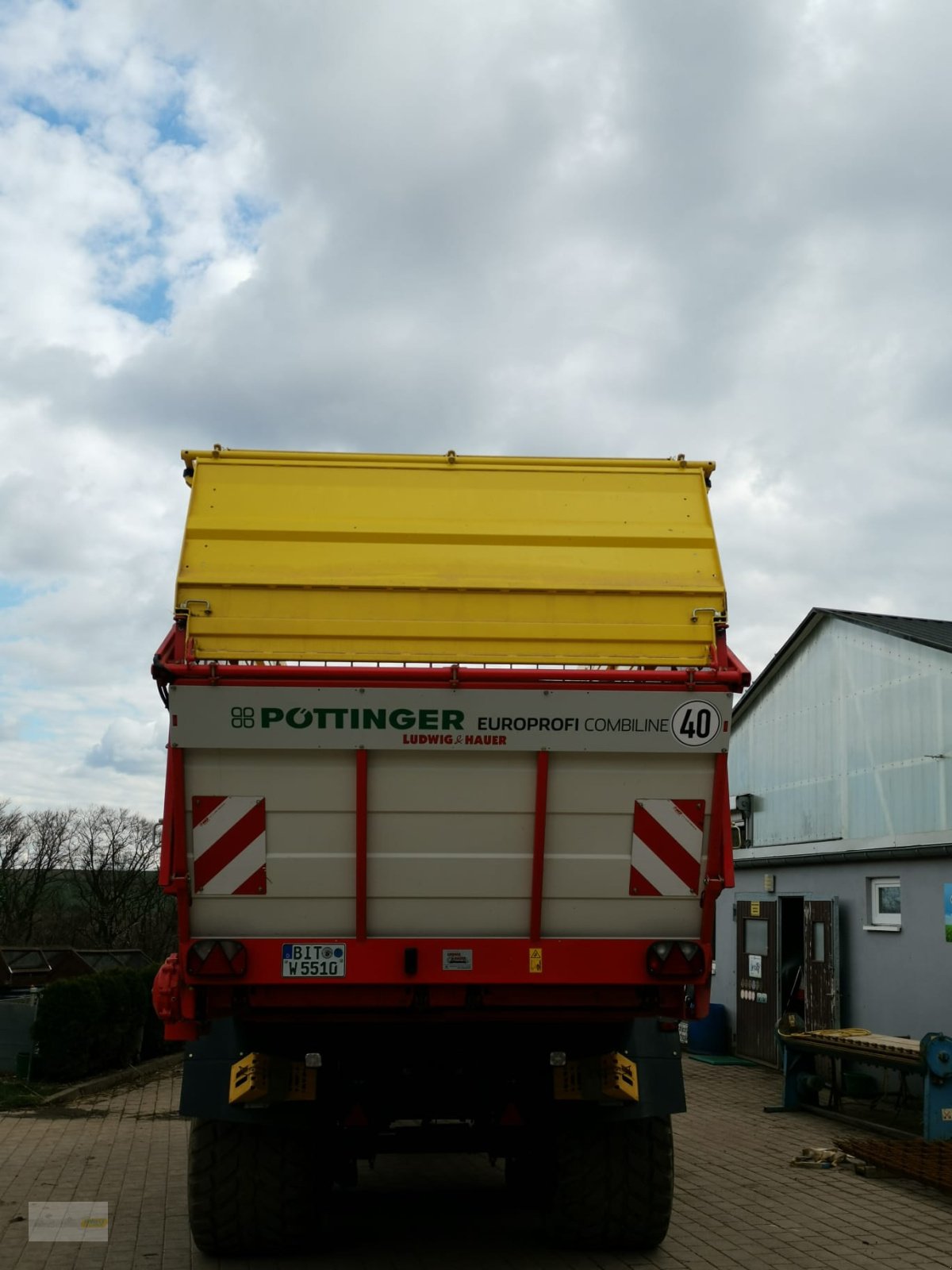 Ladewagen of the type Pöttinger Europrofi 5510 D Combiline, Gebrauchtmaschine in Jucken (Picture 4)