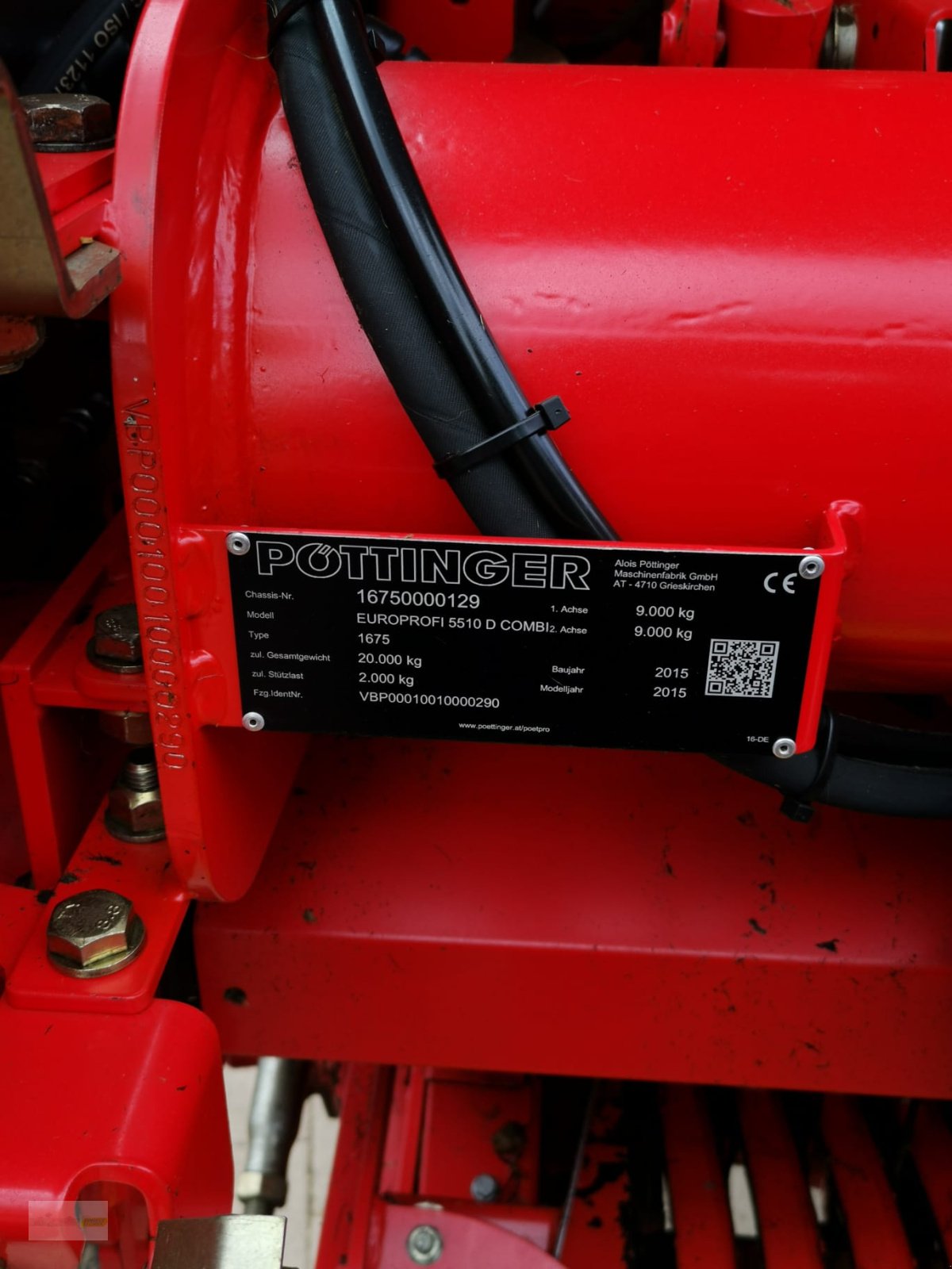 Ladewagen of the type Pöttinger Europrofi 5510 D Combiline, Gebrauchtmaschine in Jucken (Picture 9)