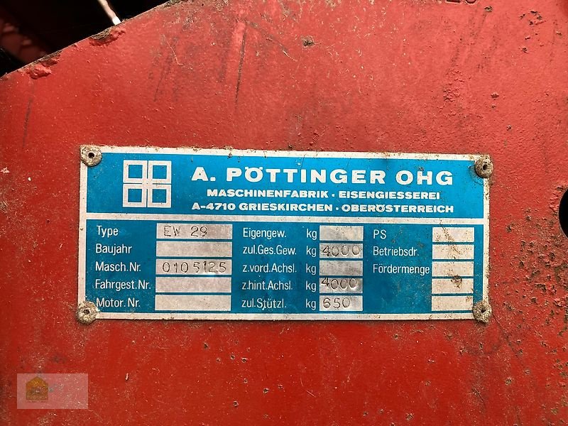 Ladewagen des Typs Pöttinger EW 29 Erntewagen 2, Gebrauchtmaschine in Salsitz (Bild 16)
