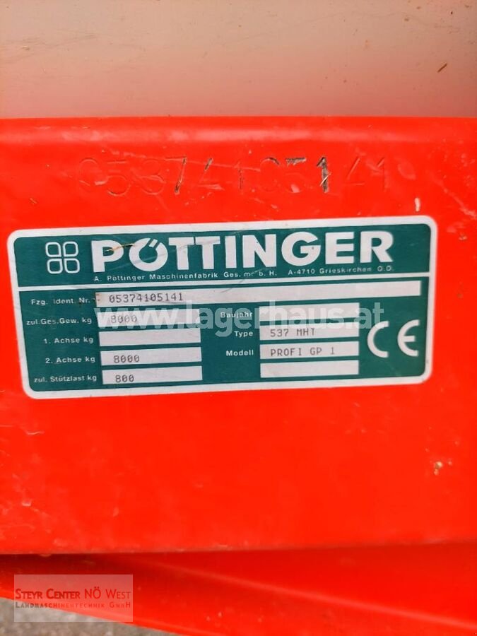 Ladewagen typu Pöttinger GRAND PRIX 1 TANDEM - PRIVAT, Gebrauchtmaschine v Purgstall (Obrázek 7)