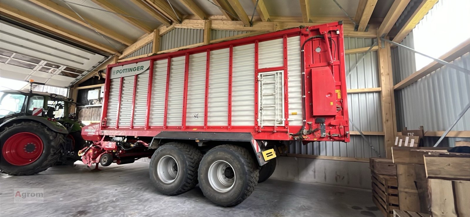 Ladewagen typu Pöttinger Jumbo 6610 Combiline, Gebrauchtmaschine v Kirchen-Hausen (Obrázek 5)