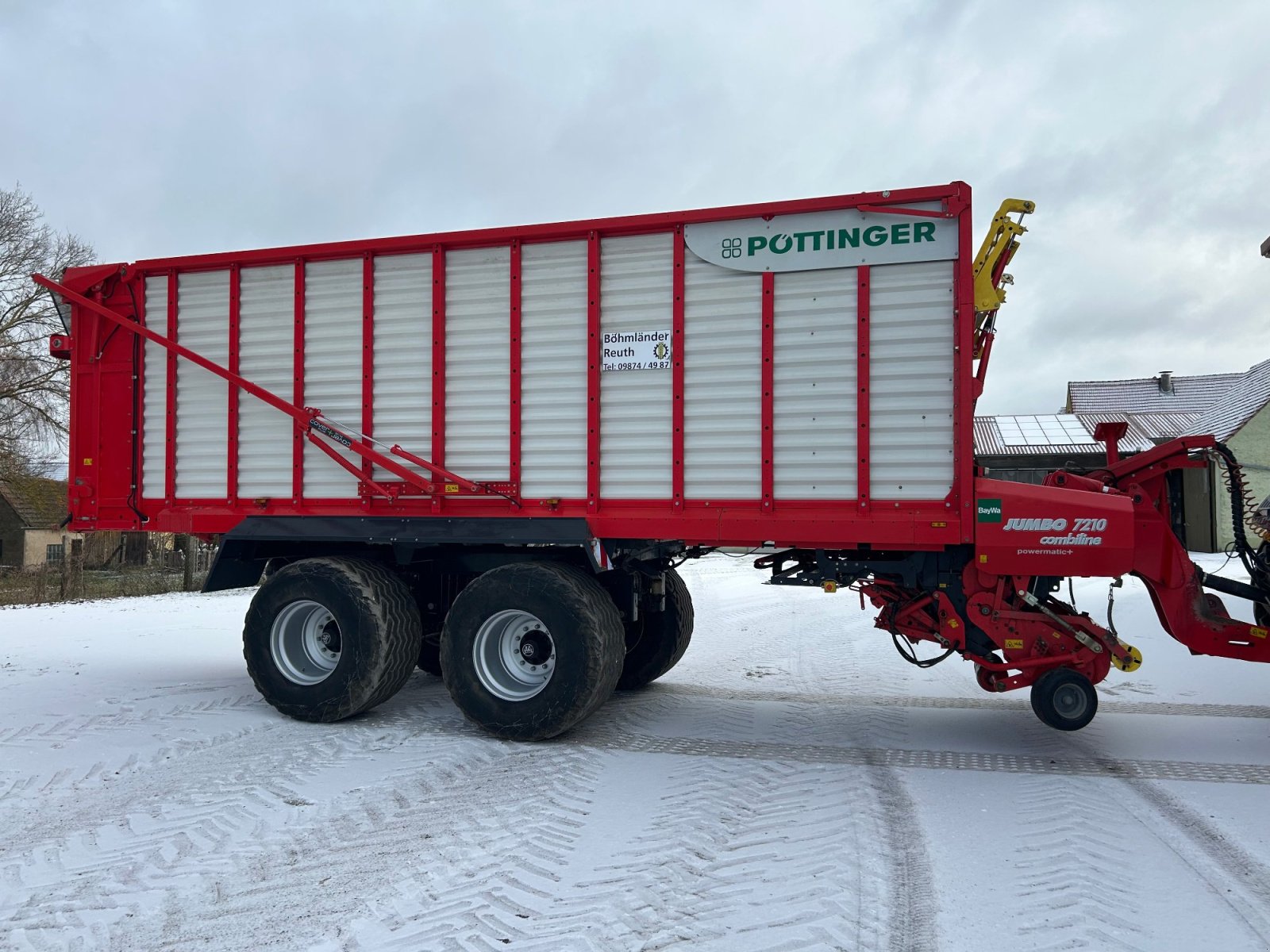 Ladewagen za tip Pöttinger Jumbo 7210 Combiline, Gebrauchtmaschine u Neuendettelsau (Slika 2)