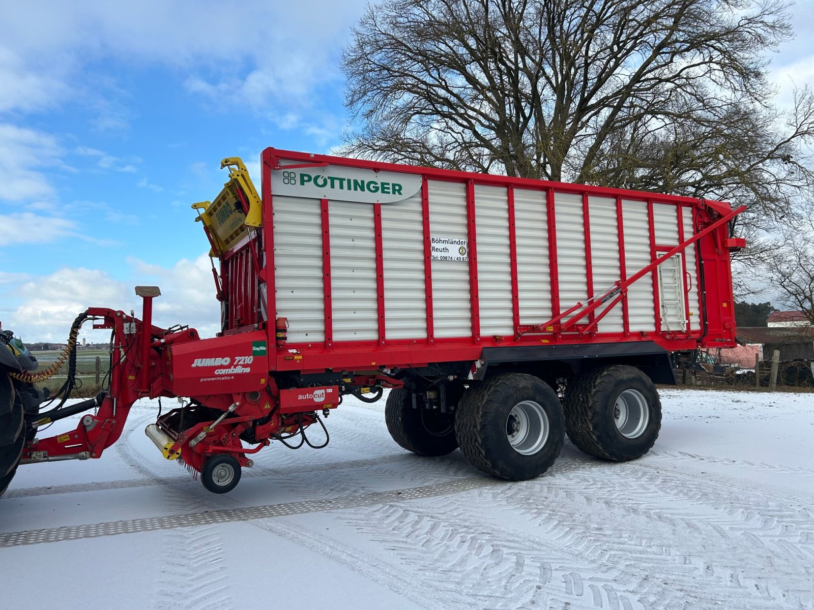 Ladewagen za tip Pöttinger Jumbo 7210 Combiline, Gebrauchtmaschine u Neuendettelsau (Slika 8)