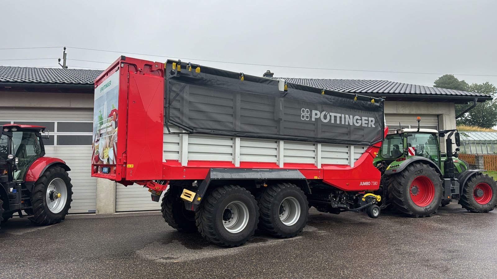 Ladewagen of the type Pöttinger Jumbo 7380 DB, Vorführmaschine in Traberg (Picture 2)