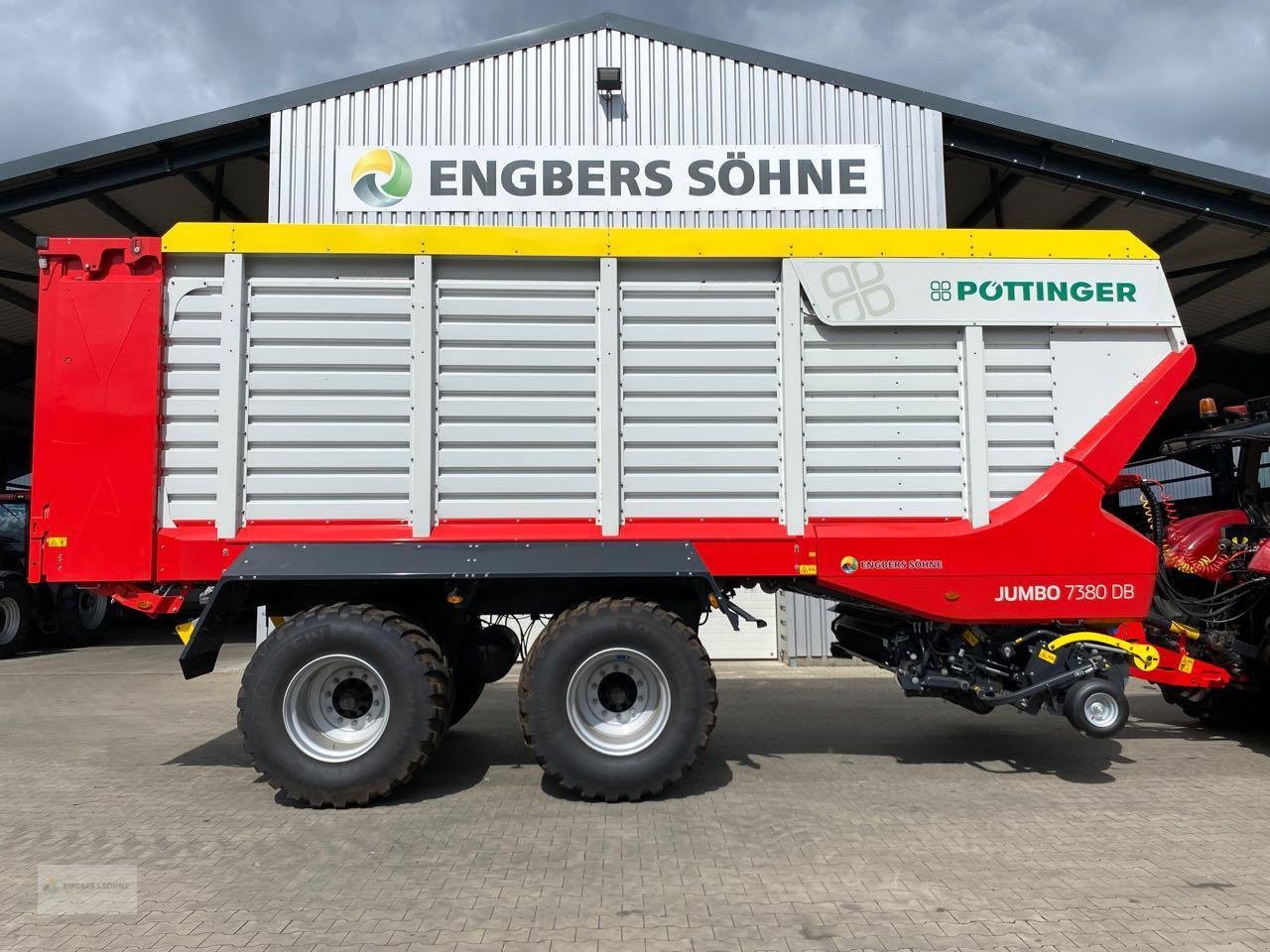 Ladewagen of the type Pöttinger Jumbo 7380 DB, Neumaschine in Uelsen (Picture 1)