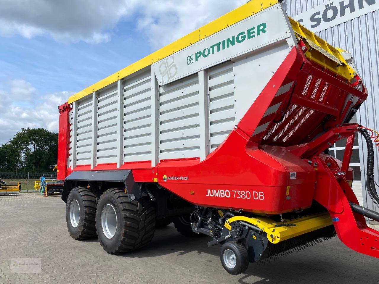 Ladewagen of the type Pöttinger Jumbo 7380 DB, Neumaschine in Uelsen (Picture 2)