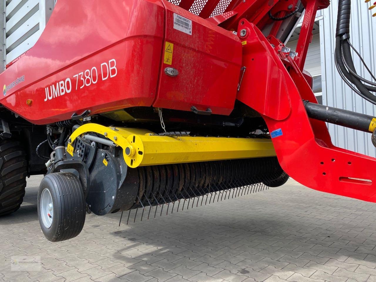 Ladewagen of the type Pöttinger Jumbo 7380 DB, Neumaschine in Uelsen (Picture 3)