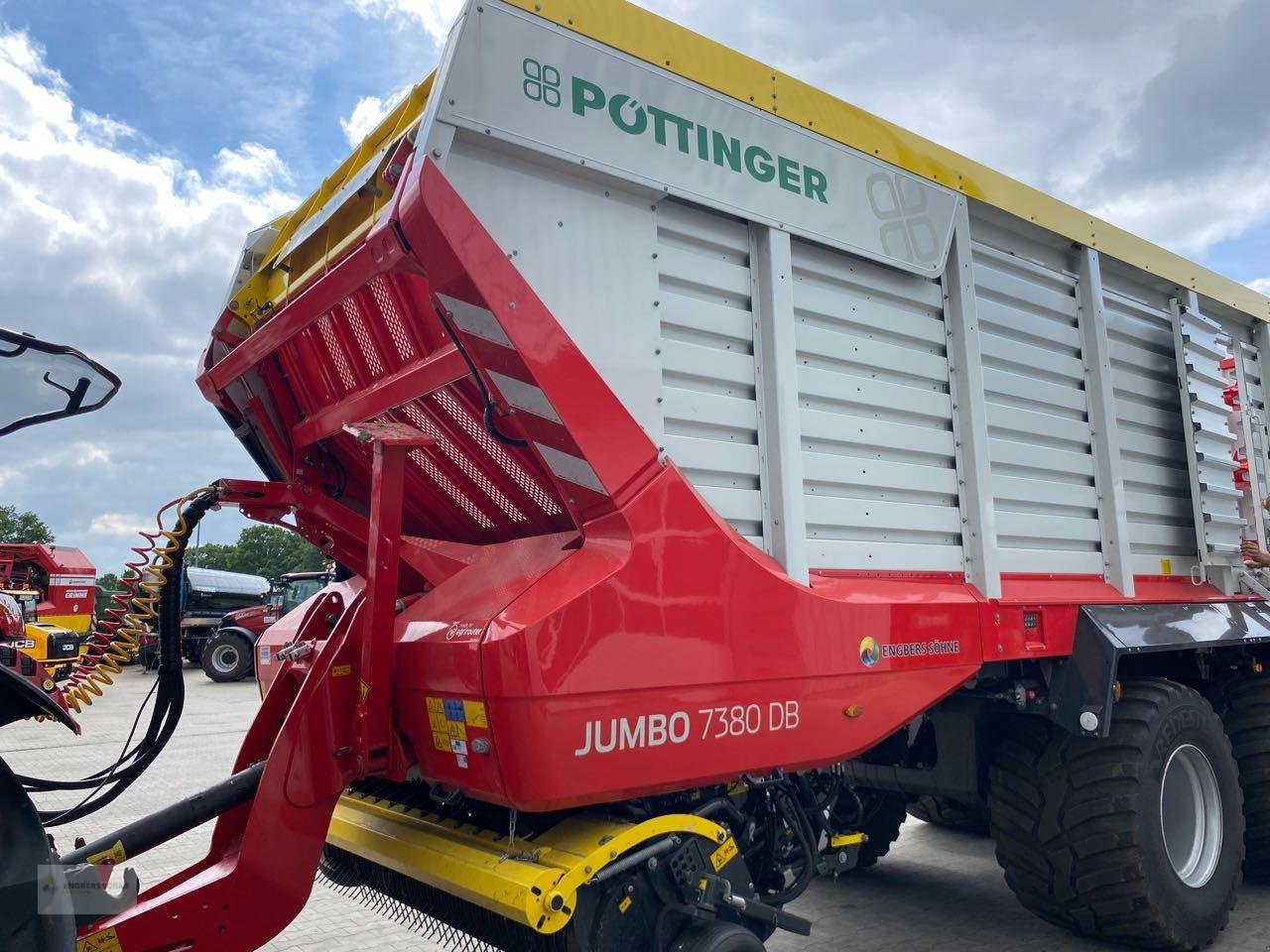 Ladewagen of the type Pöttinger Jumbo 7380 DB, Neumaschine in Uelsen (Picture 5)
