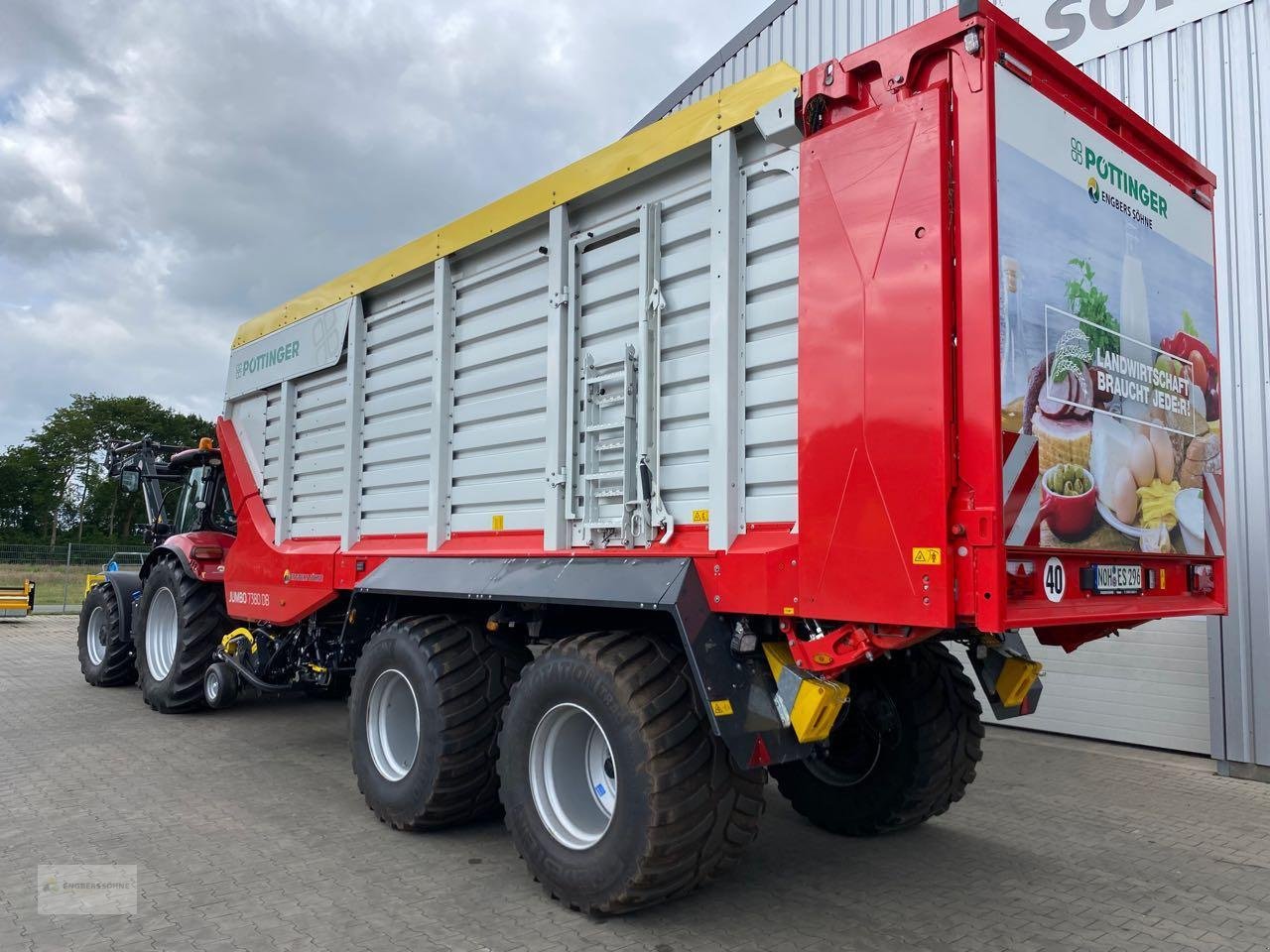 Ladewagen of the type Pöttinger Jumbo 7380 DB, Neumaschine in Uelsen (Picture 7)