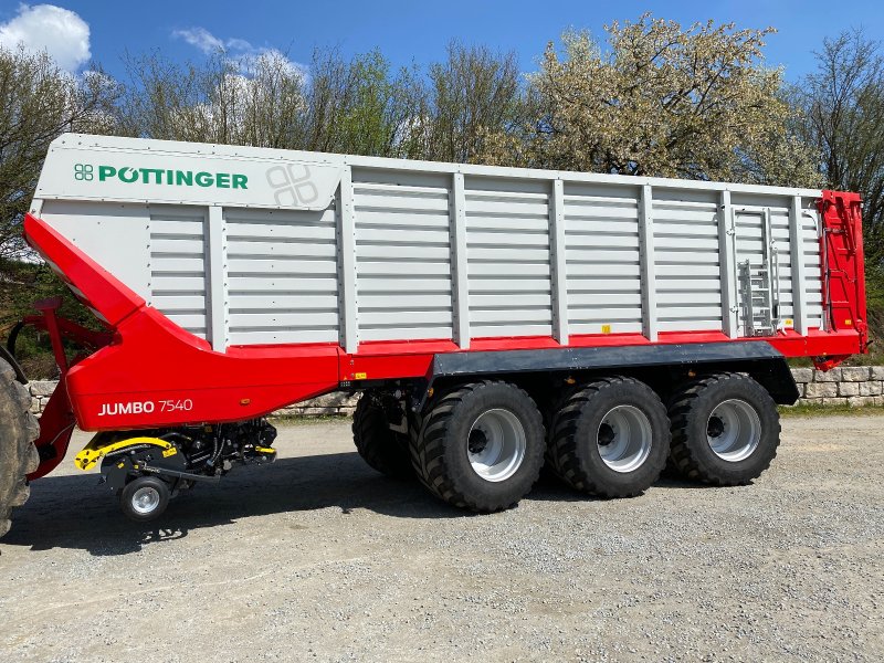 Ladewagen des Typs Pöttinger Jumbo 7540, Gebrauchtmaschine in Dingolfing (Bild 1)