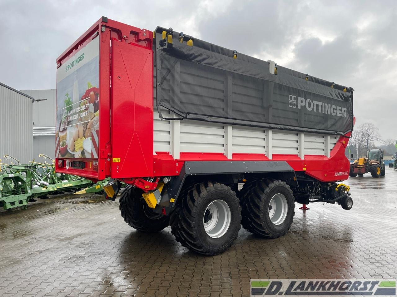 Ladewagen des Typs Pöttinger Jumbo 8380 DB 25mm Schnittlänge, Gebrauchtmaschine in Neuenhaus (Bild 3)