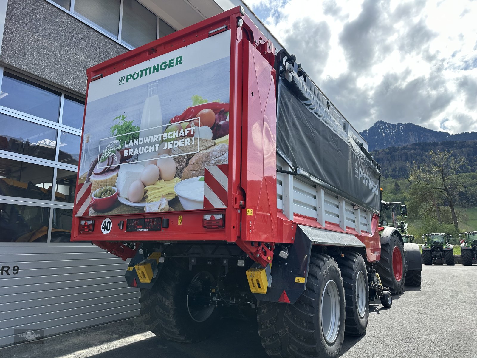 Ladewagen a típus Pöttinger Jumbo 8380 DB mit Schleifeinrichtung . Neuwertiger Zustand, Gebrauchtmaschine ekkor: Rankweil (Kép 12)