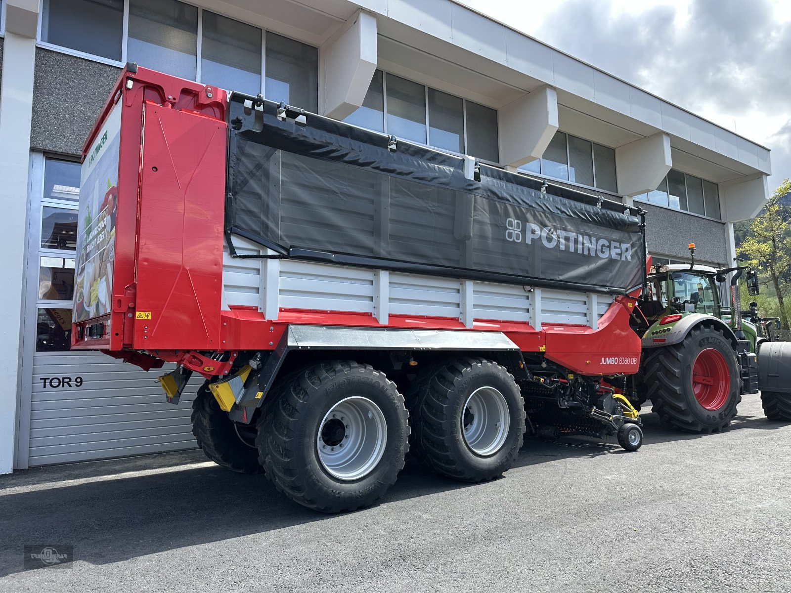 Ladewagen a típus Pöttinger Jumbo 8380 DB mit Schleifeinrichtung . Neuwertiger Zustand, Gebrauchtmaschine ekkor: Rankweil (Kép 13)