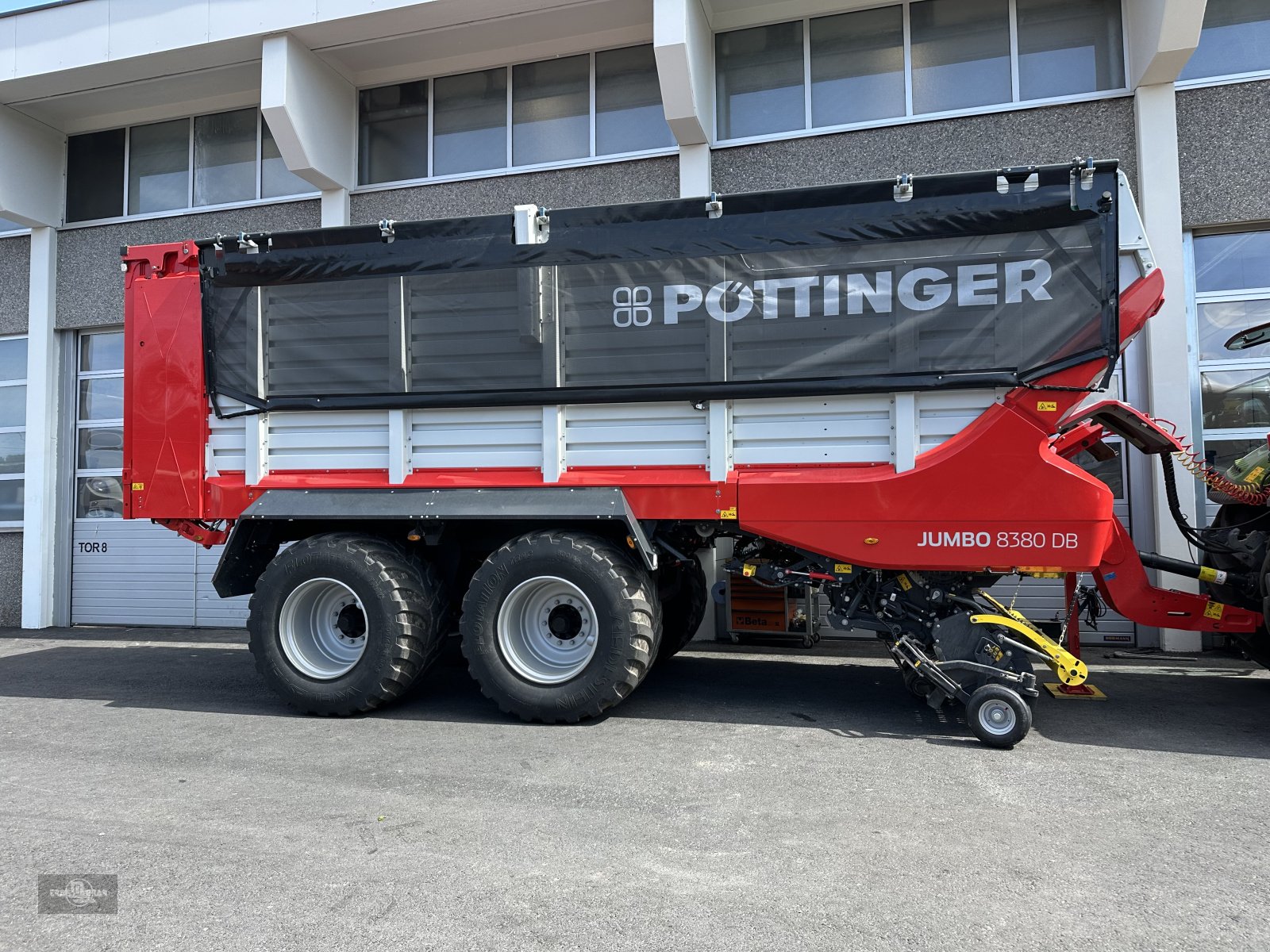 Ladewagen a típus Pöttinger Jumbo 8380 DB mit Schleifeinrichtung . Neuwertiger Zustand, Gebrauchtmaschine ekkor: Rankweil (Kép 14)