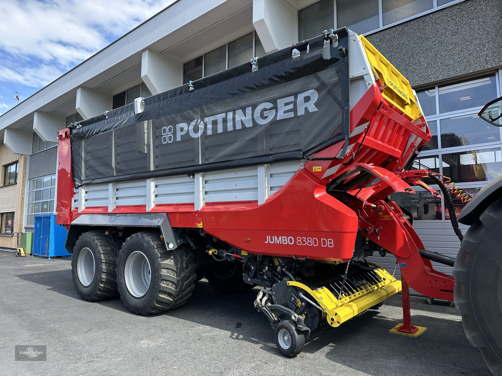 Ladewagen a típus Pöttinger Jumbo 8380 DB mit Schleifeinrichtung . Neuwertiger Zustand, Gebrauchtmaschine ekkor: Rankweil (Kép 2)