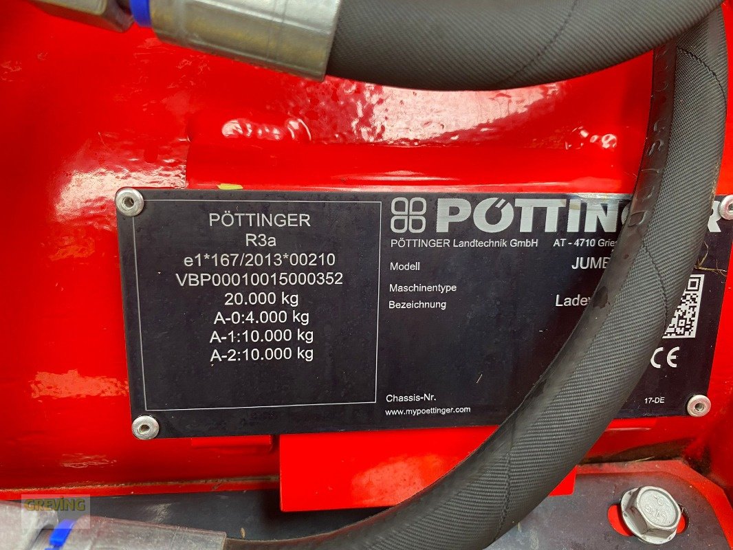 Ladewagen del tipo Pöttinger Jumbo 8380, Gebrauchtmaschine In Ahaus (Immagine 16)