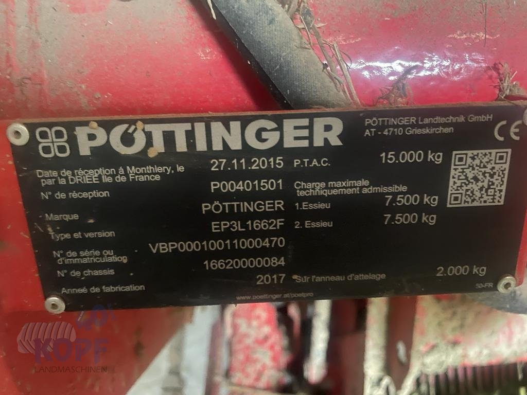 Ladewagen of the type Pöttinger Pöttinger Ladewagen Faro 4010 Compiline 40,3 m² Tandem, Gebrauchtmaschine in Schutterzell (Picture 5)