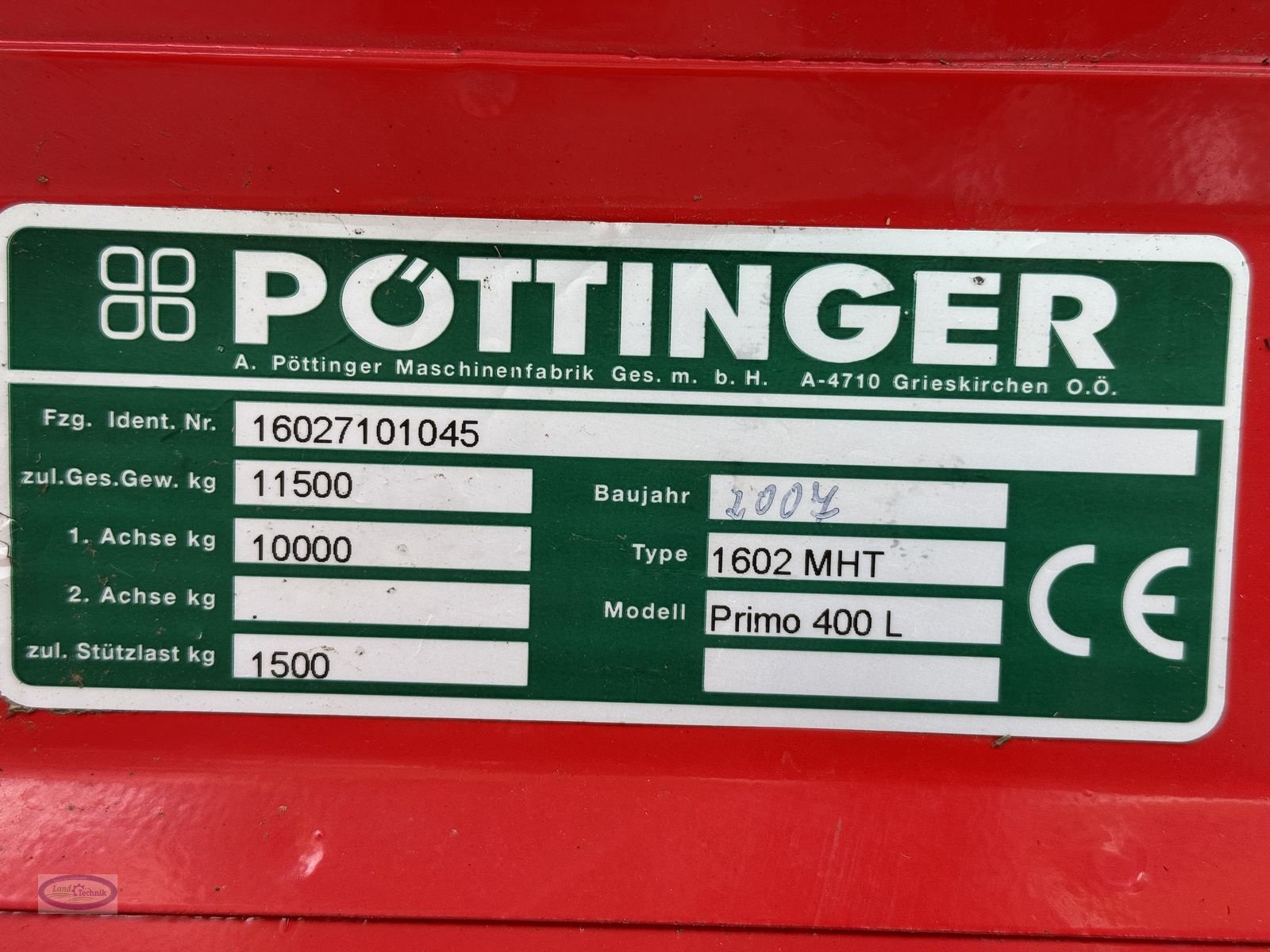 Ladewagen del tipo Pöttinger PRIMO 400 L, Gebrauchtmaschine en Münzkirchen (Imagen 17)