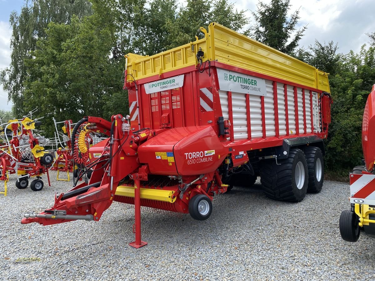 Ladewagen des Typs Pöttinger TORRO 6510 D Combiline, Vorführmaschine in Senftenbach (Bild 1)