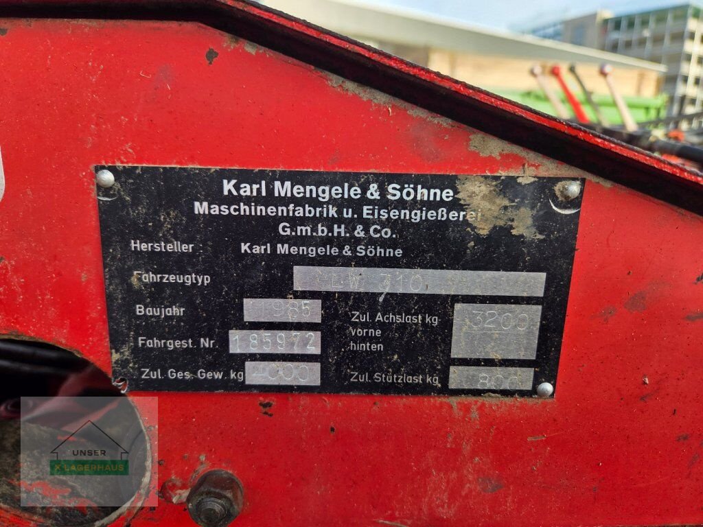 Ladewagen типа Sonstige MENGELE LW 310, Gebrauchtmaschine в Amstetten (Фотография 13)