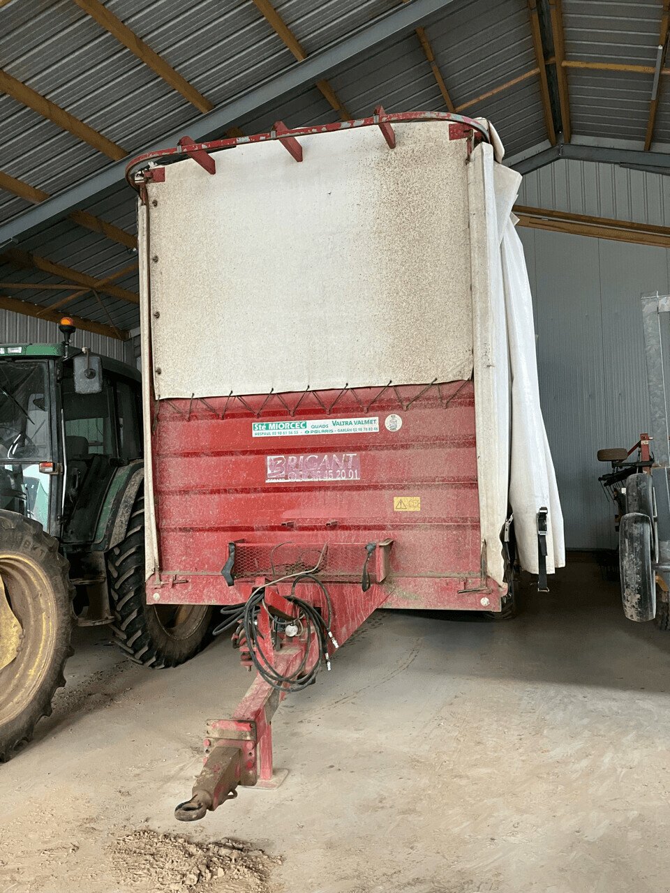 Ladewagen des Typs Sonstige REMORQUE BACHEE+TAPIS GOURMELO, Gebrauchtmaschine in PLOUIGNEAU (Bild 2)