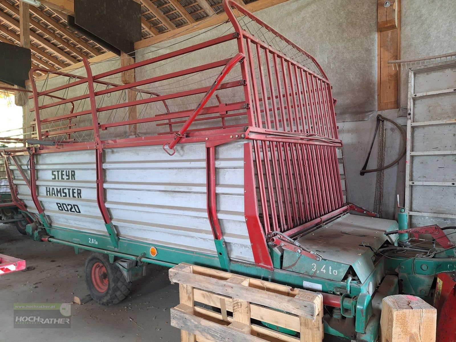 Ladewagen du type Steyr 8020, Gebrauchtmaschine en Kronstorf (Photo 1)