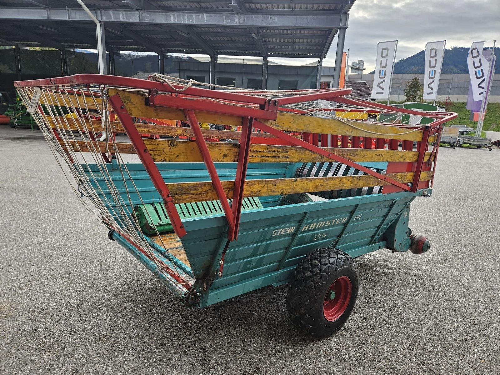 Ladewagen Türe ait Steyr Hamster 801, Gebrauchtmaschine içinde Flachau (resim 4)