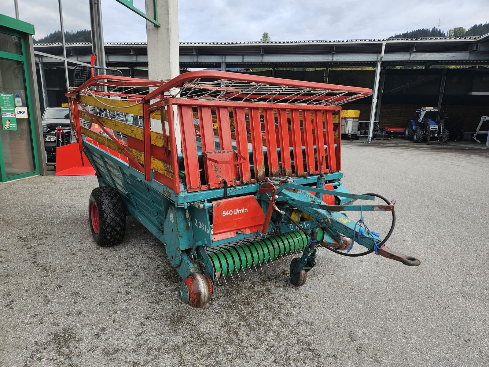 Ladewagen Türe ait Steyr Hamster 801, Gebrauchtmaschine içinde Flachau (resim 7)