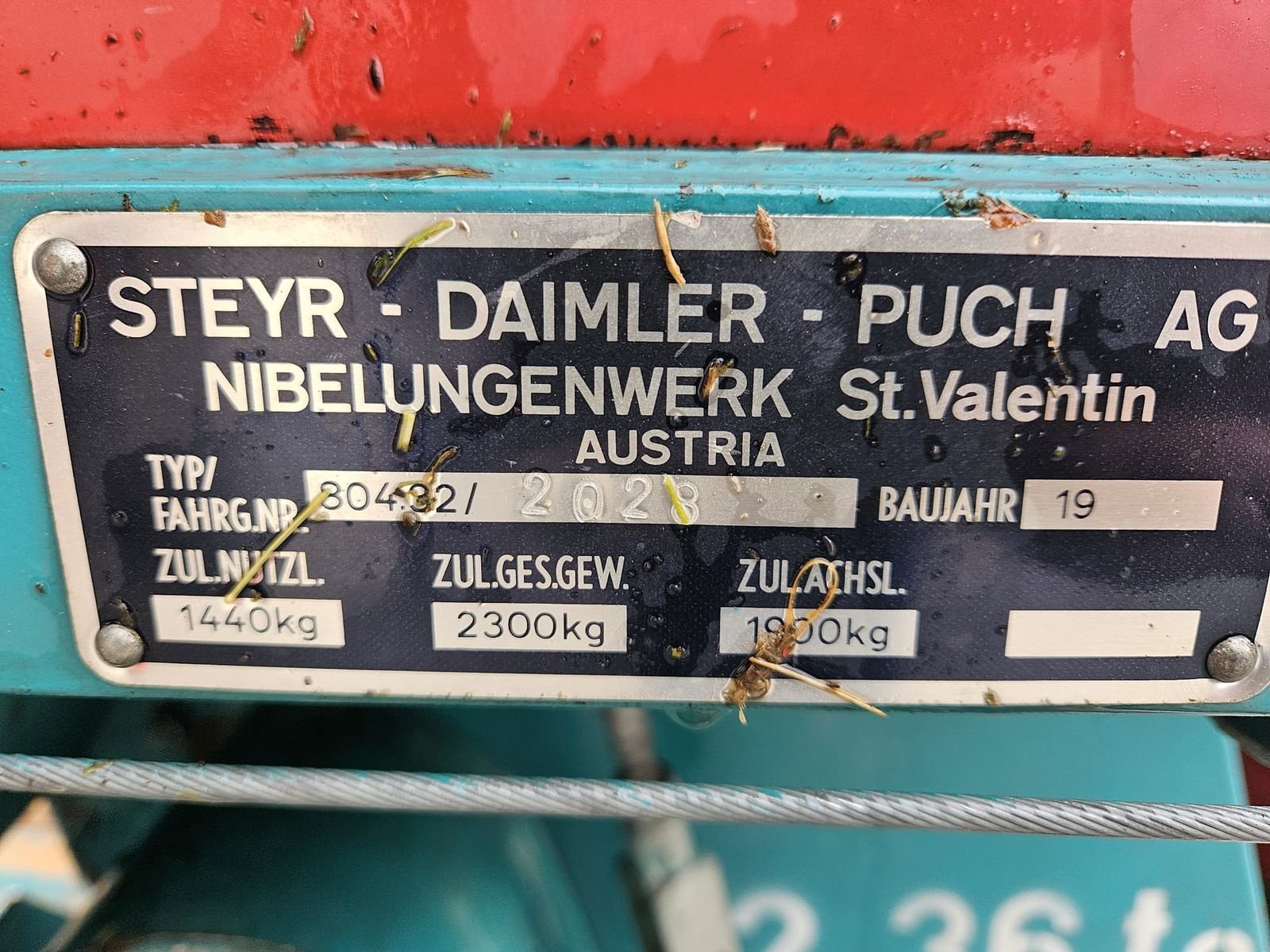 Ladewagen Türe ait Steyr Hamster 801, Gebrauchtmaschine içinde Flachau (resim 11)