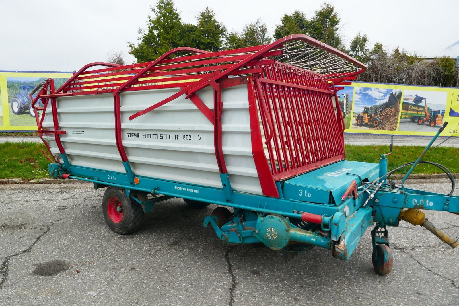 Ladewagen Türe ait Steyr Hamster 802 V, Gebrauchtmaschine içinde Villach (resim 1)