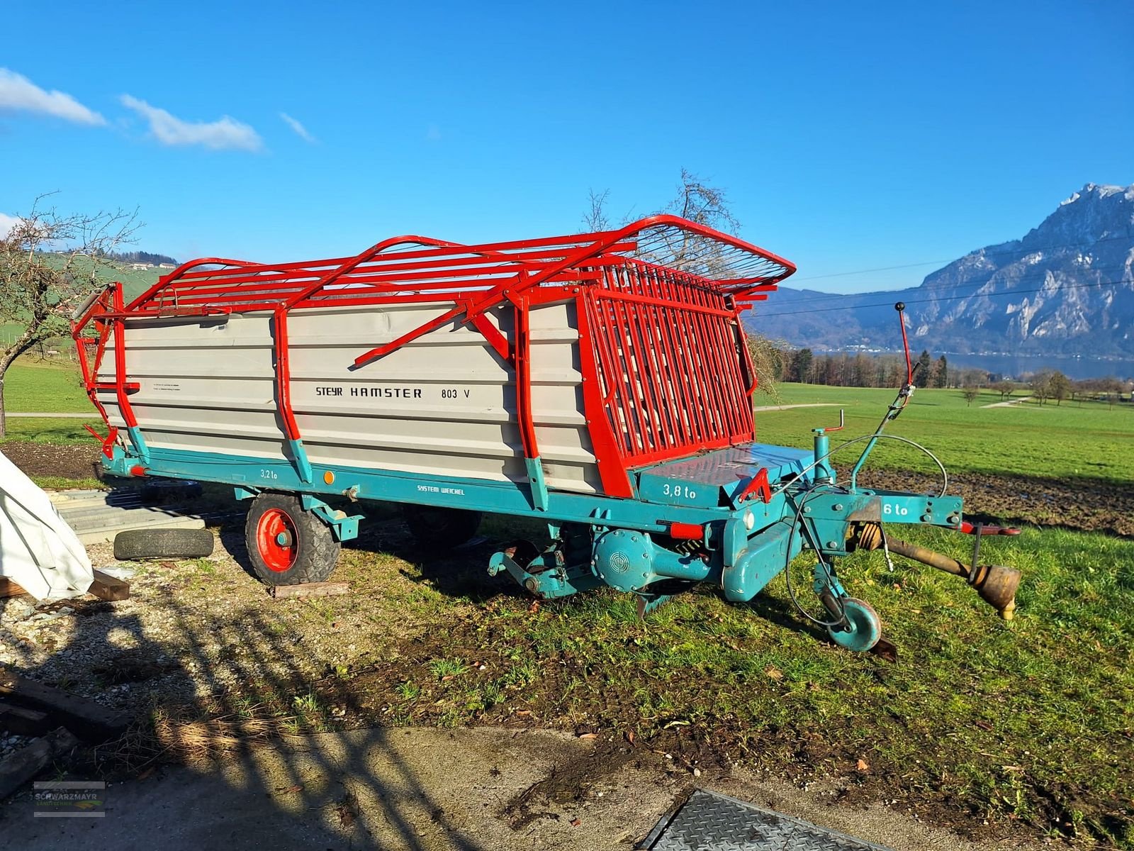 Ladewagen typu Steyr Hamster 803 V, Gebrauchtmaschine v Gampern (Obrázek 1)