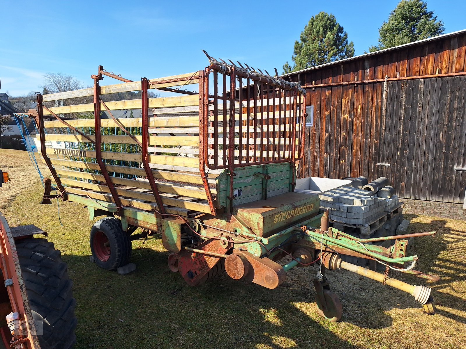 Ladewagen van het type Strautmann LB 18 Ladewagen ( Anhänger ) , kompl.mit Zapfwelle., Gebrauchtmaschine in Tschirn (Foto 1)
