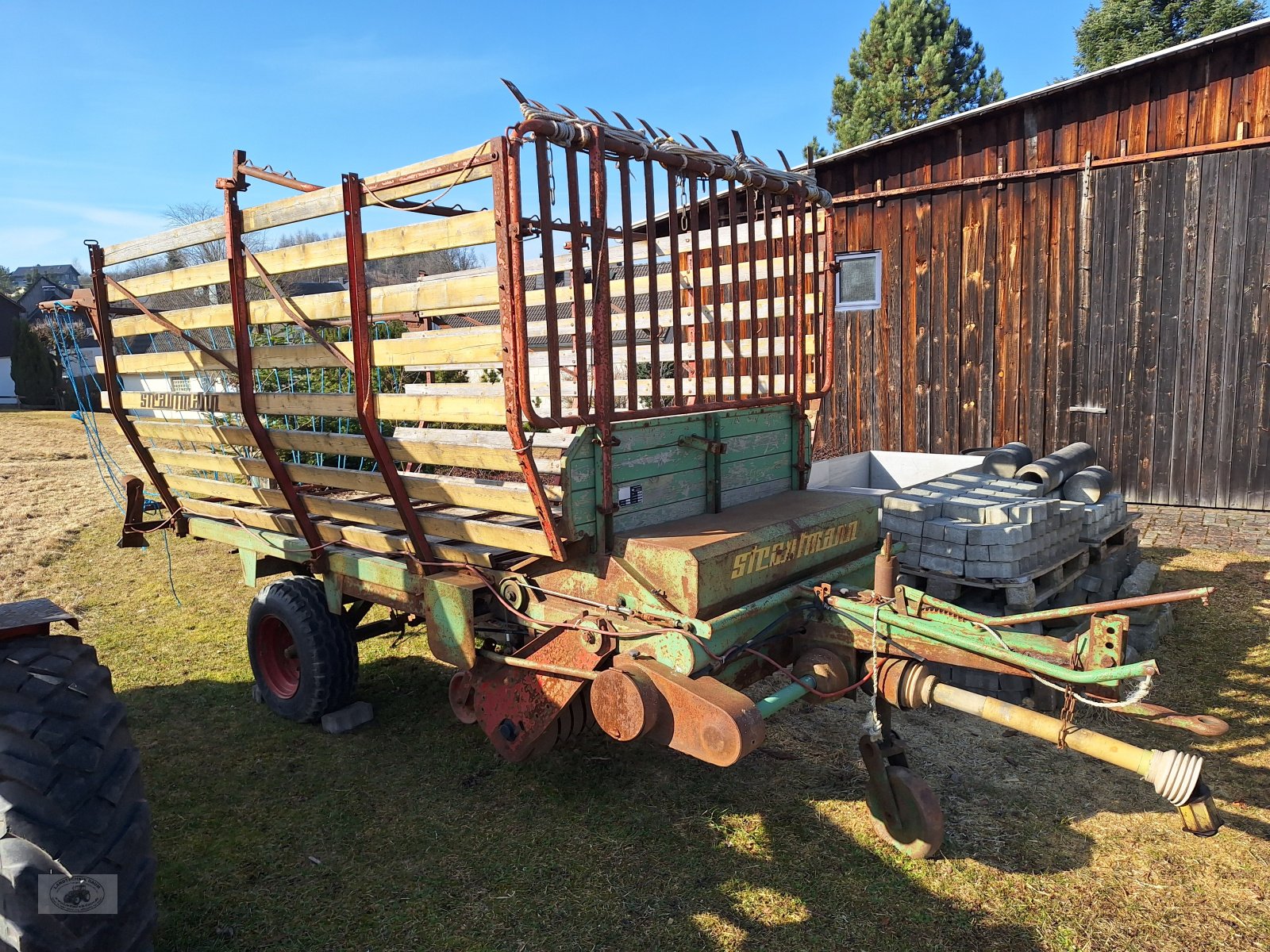 Ladewagen van het type Strautmann LB 18 Ladewagen ( Anhänger ) , kompl.mit Zapfwelle., Gebrauchtmaschine in Tschirn (Foto 4)