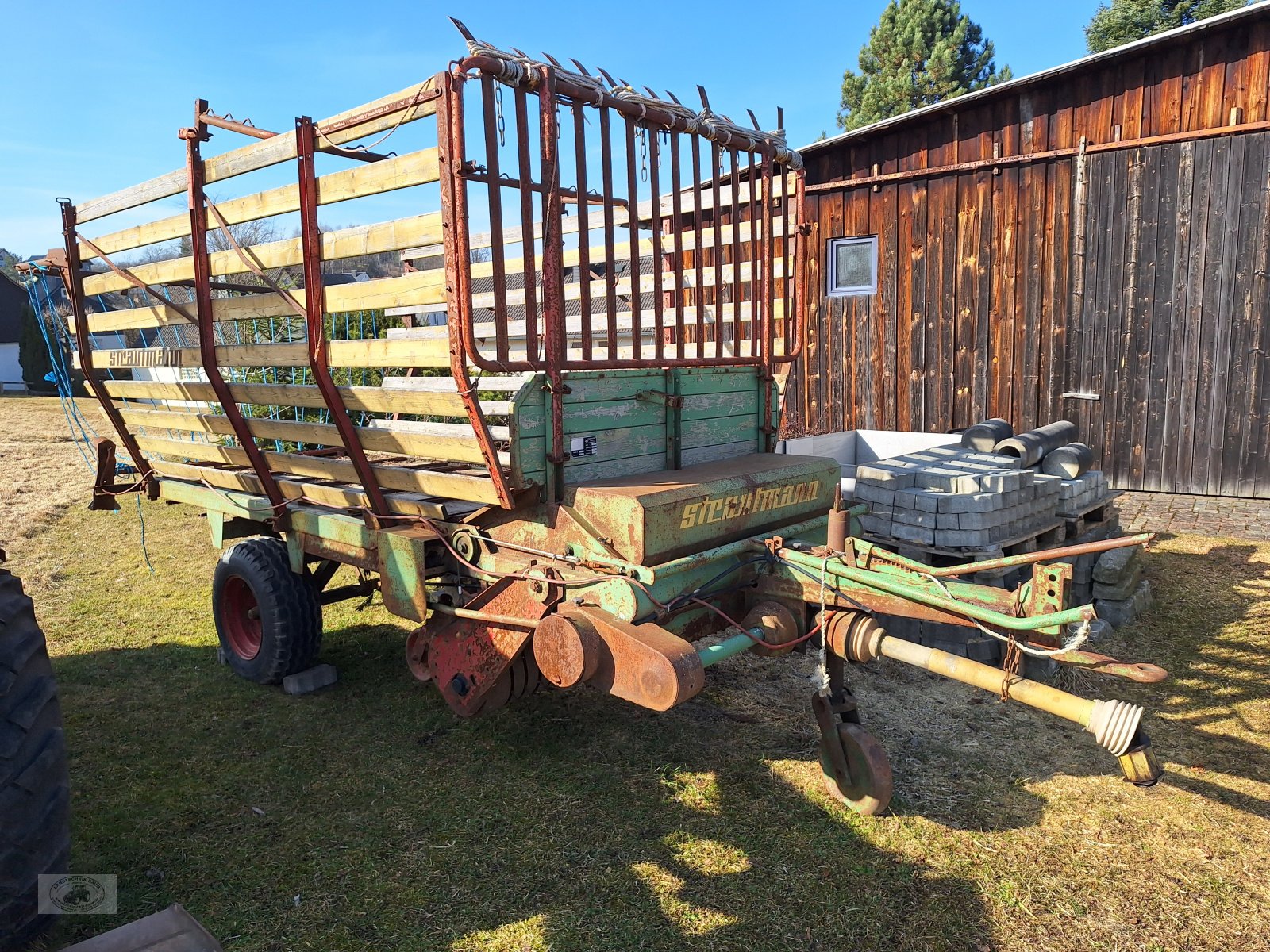 Ladewagen van het type Strautmann LB 18 Ladewagen ( Anhänger ) , kompl.mit Zapfwelle., Gebrauchtmaschine in Tschirn (Foto 6)