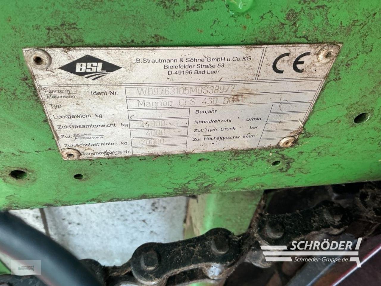 Ladewagen van het type Strautmann MAGNON CFS 430 DO, Gebrauchtmaschine in Hemmoor (Foto 7)