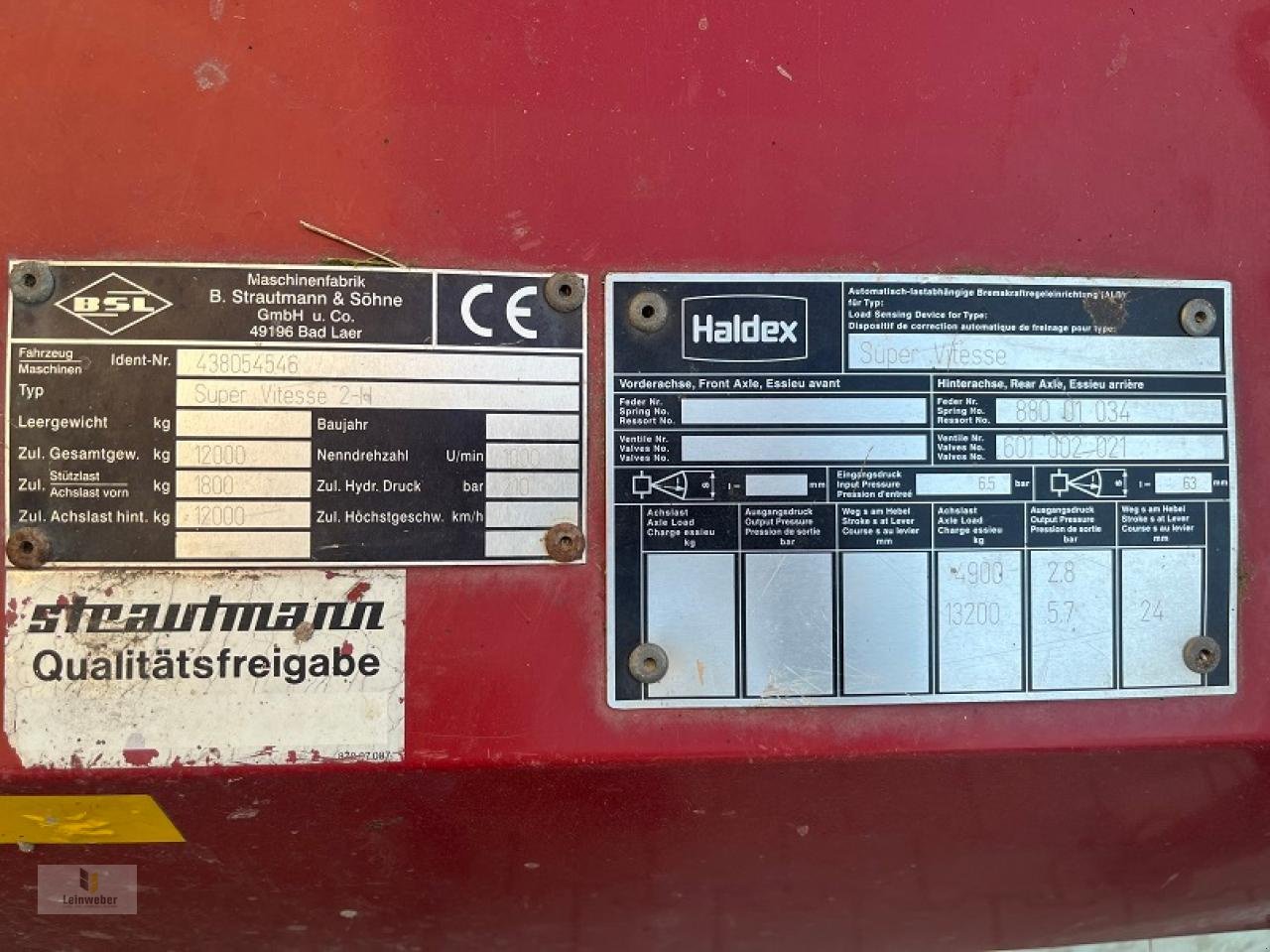 Ladewagen typu Strautmann Super Vitesse 2 H, Gebrauchtmaschine v Neuhof - Dorfborn (Obrázek 12)