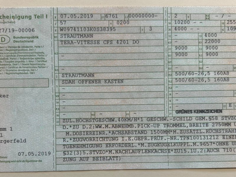 Ladewagen типа Strautmann Tera Vitesse 4201 DO, Gebrauchtmaschine в Zetel (Фотография 1)