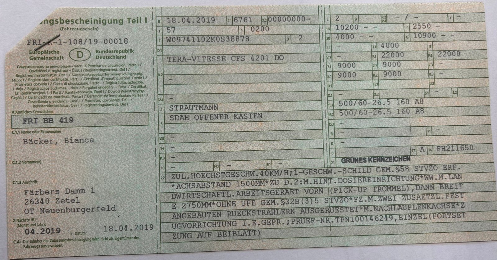 Ladewagen of the type Strautmann Tera Vitesse 4201 DO, Gebrauchtmaschine in Zetel (Picture 2)
