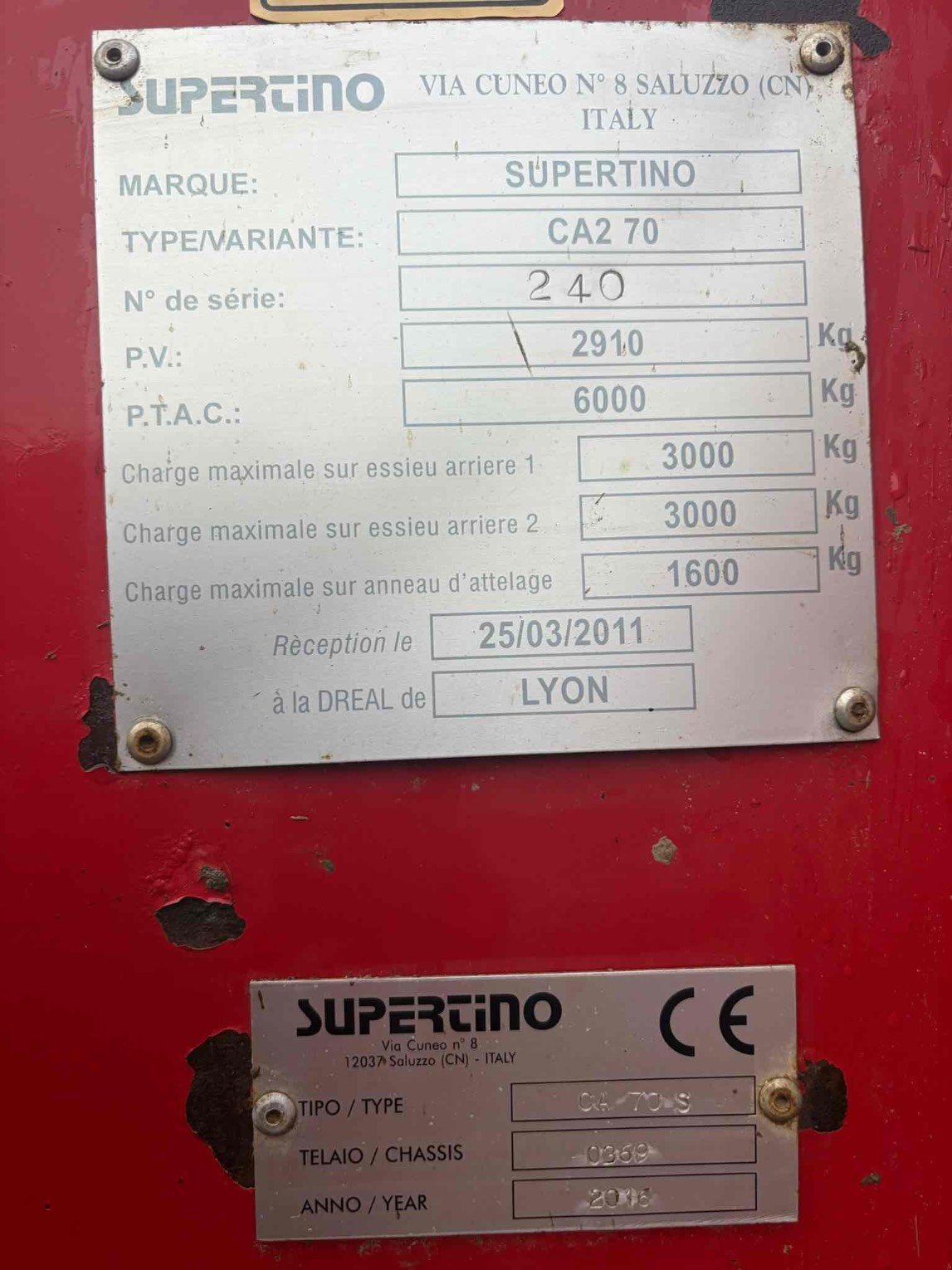 Ladewagen от тип Supertino Autochargeuse CA702S . Supertino, Gebrauchtmaschine в SAINT CLAIR SUR ELLE (Снимка 10)