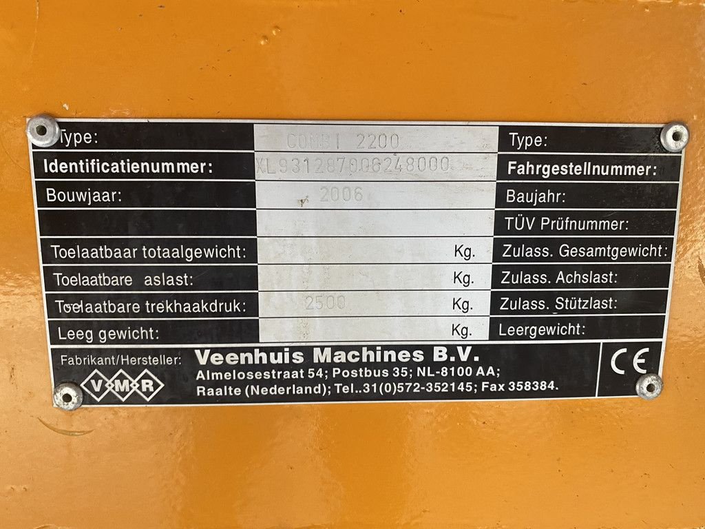 Ladewagen tip Veenhuis Combi 2200, Gebrauchtmaschine in Heerenveen (Poză 10)