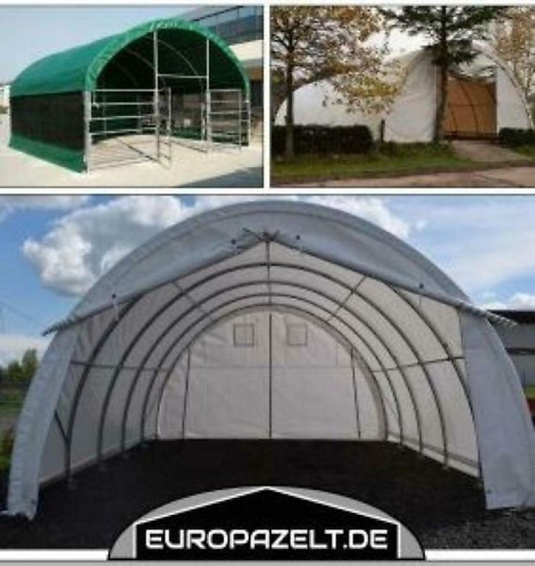 Lagerhalle typu Sonstige Industriezelt Leichtbauhalle Halle Landwirtschaft 750PVC 6x12m, Gebrauchtmaschine w Rodeberg OT Eigenrieden (Zdjęcie 1)