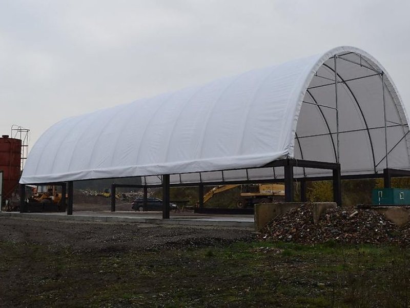 Lagerhalle типа Sonstige Rundbogenhalle Zelthalle 12x9x4,5m Landwirtschaft 750 PVC Statik, Gebrauchtmaschine в Rodeberg OT Eigenrieden (Фотография 1)