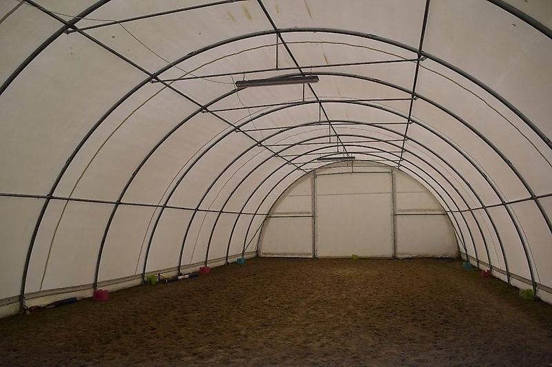 Lagerhalle of the type Sonstige Rundbogenhalle Zelthalle 12x9x4,5m Landwirtschaft 750 PVC Statik, Gebrauchtmaschine in Rodeberg OT Eigenrieden (Picture 3)
