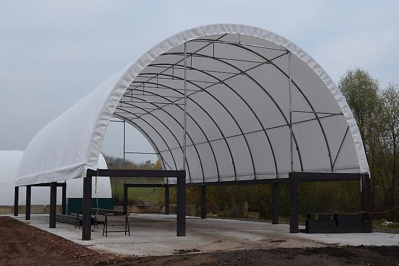 Lagerhalle от тип Sonstige Rundbogenhalle Zelthalle 12x9x4,5m Landwirtschaft 750 PVC Statik, Gebrauchtmaschine в Rodeberg OT Eigenrieden (Снимка 15)