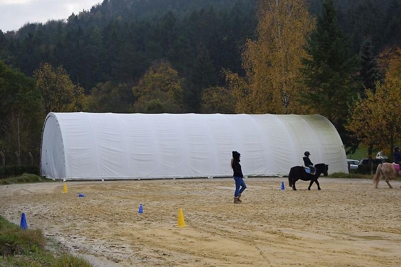 Lagerhalle от тип Sonstige Rundbogenhalle Zelthalle 12x9x4,5m Landwirtschaft 750 PVC Statik, Gebrauchtmaschine в Rodeberg OT Eigenrieden (Снимка 12)
